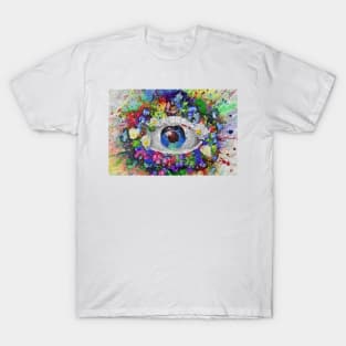 Floral Explosion Eye T-Shirt